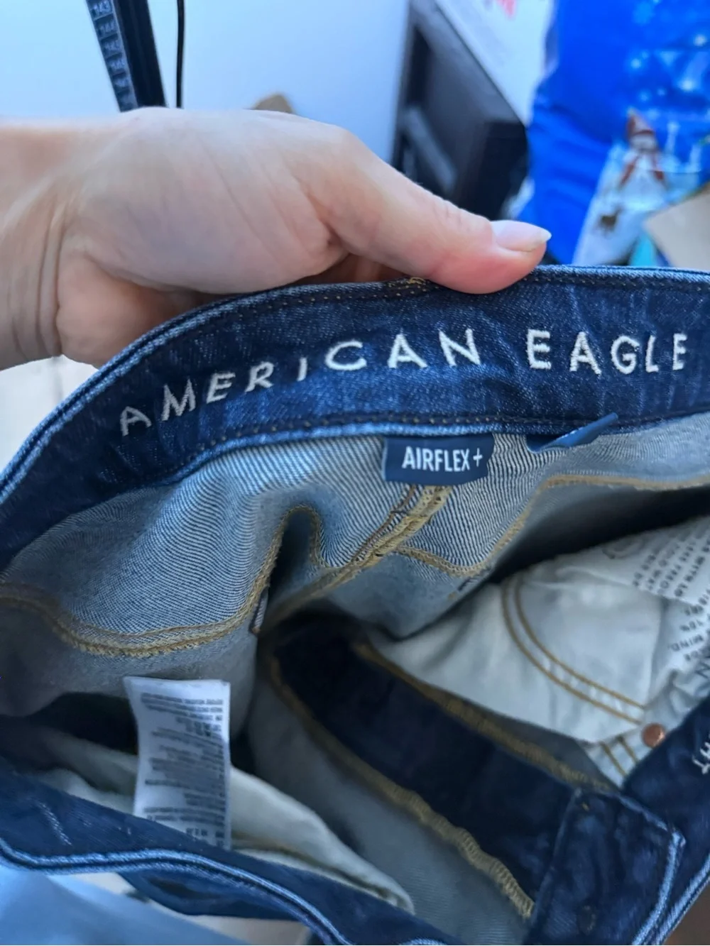 American Eagle Men’s Airflex+ Athletic Straight Jeans